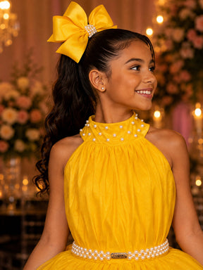 Vestido Banana Club Longo Âmbar Amarelo (VESTBNCLBLNGAMBRAMRL)