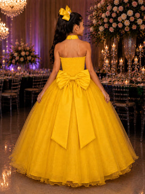 Vestido Banana Club Longo Âmbar Amarelo (VESTBNCLBLNGAMBRAMRL)