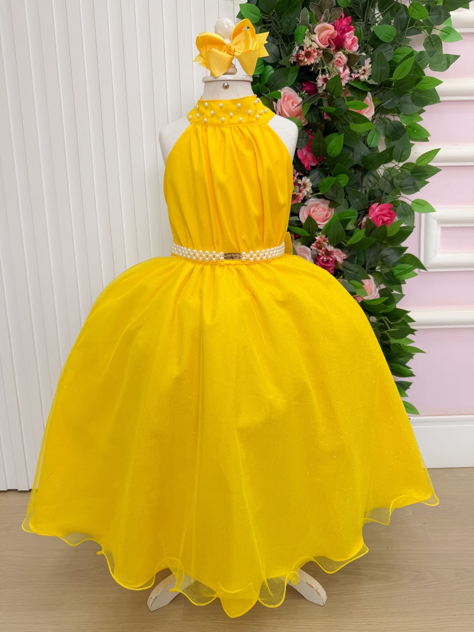 Vestido Banana Club Longo Âmbar Amarelo (VESTBNCLBLNGAMBRAMRL)