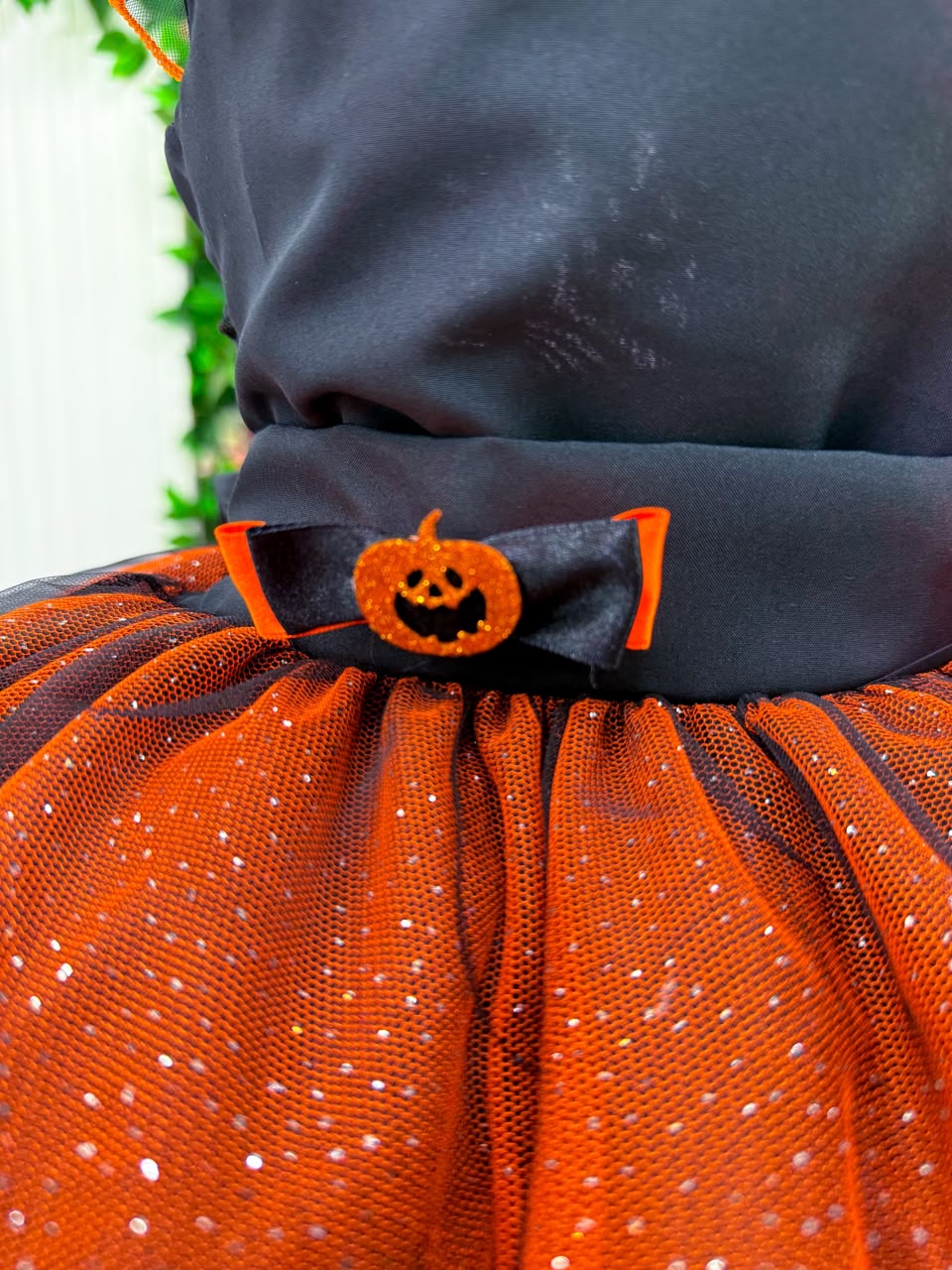 Fantasia/ Vestido Mini Miss Abóbora Encantada -  Halloween (FVESMNABENH)