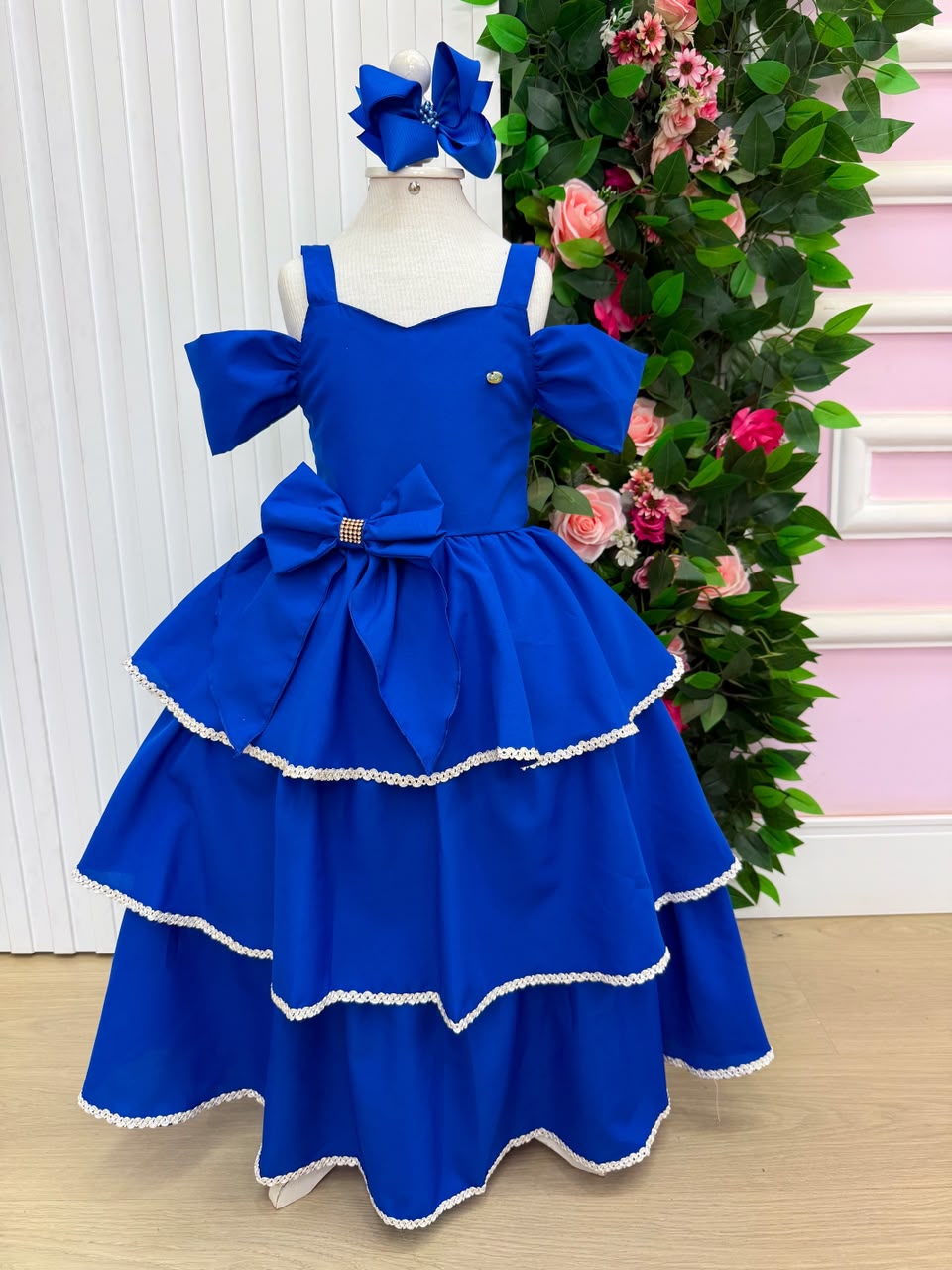 Vestido Banana Club Longo Safira Azul Royal (VESTBNACLBLNGSFAZLRAL)