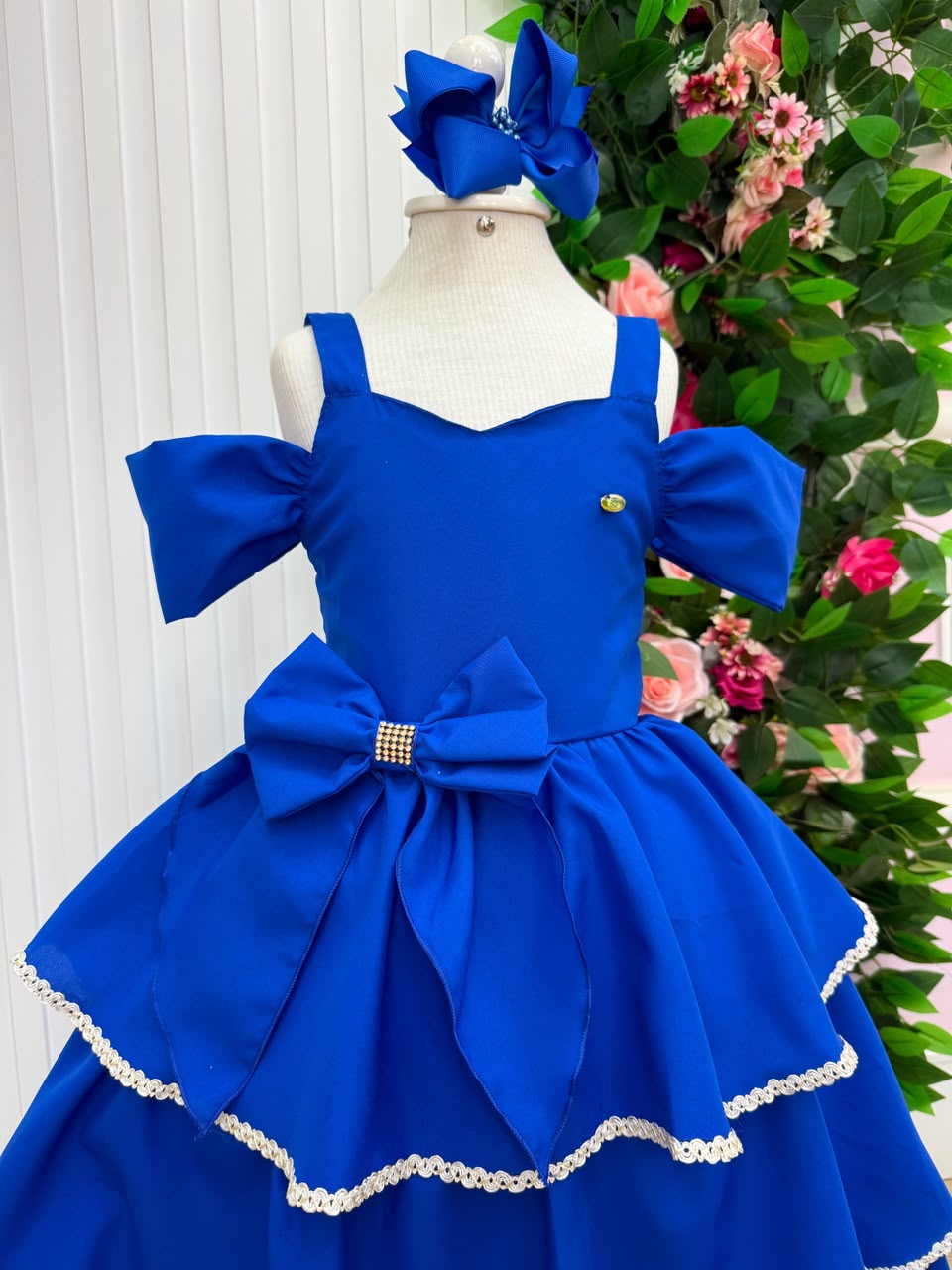 Vestido Banana Club Longo Safira Azul Royal (VESTBNACLBLNGSFAZLRAL)