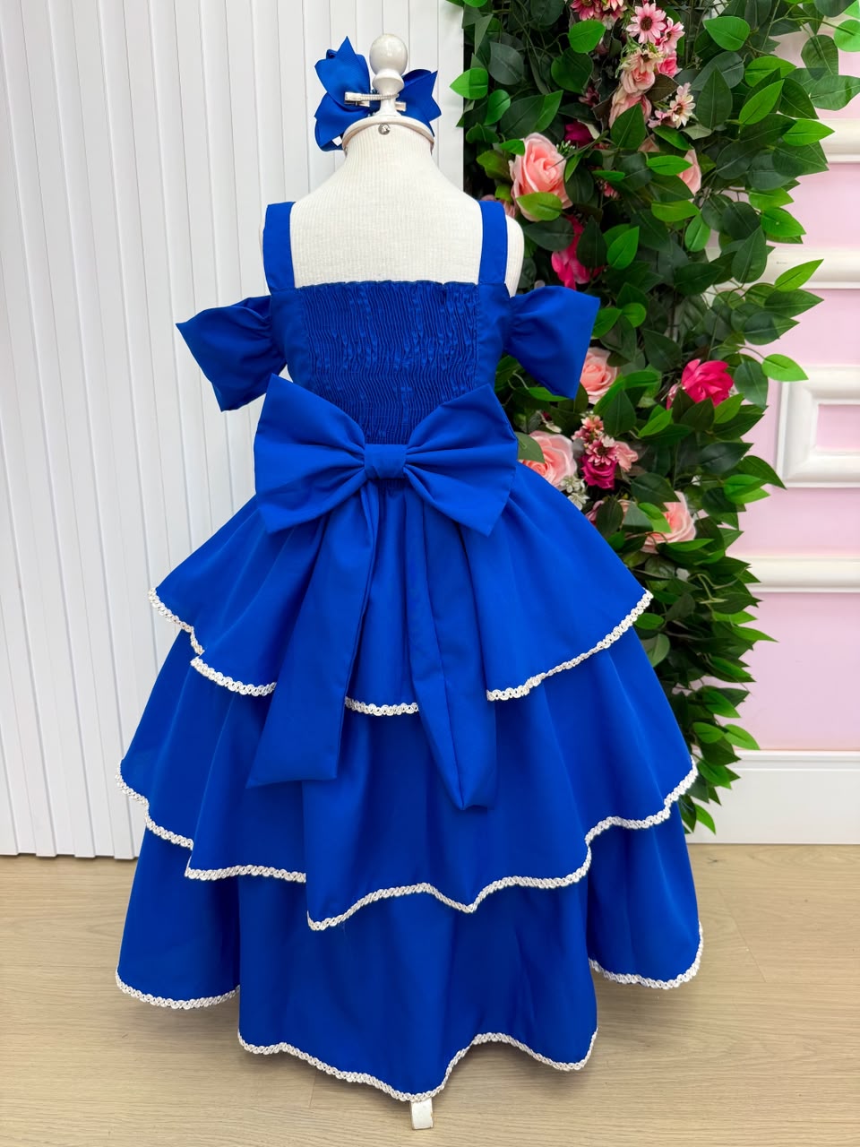 Vestido Banana Club Longo Safira Azul Royal (VESTBNACLBLNGSFAZLRAL)