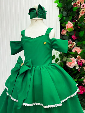 Vestido Banana Club Longo Safira Verde Bandeira (VESTBNCLBLNGSAFIRAVRDBND)
