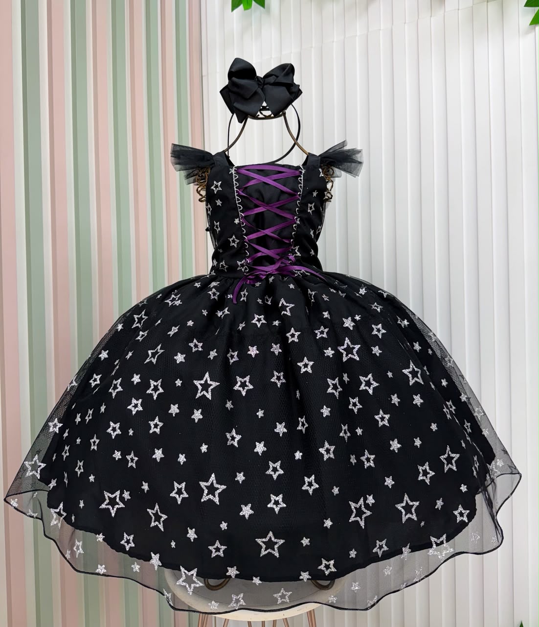 Fantasia/ Vestido Mini Miss Doce Mistério -  Halloween (FTVESTMNMDCH)