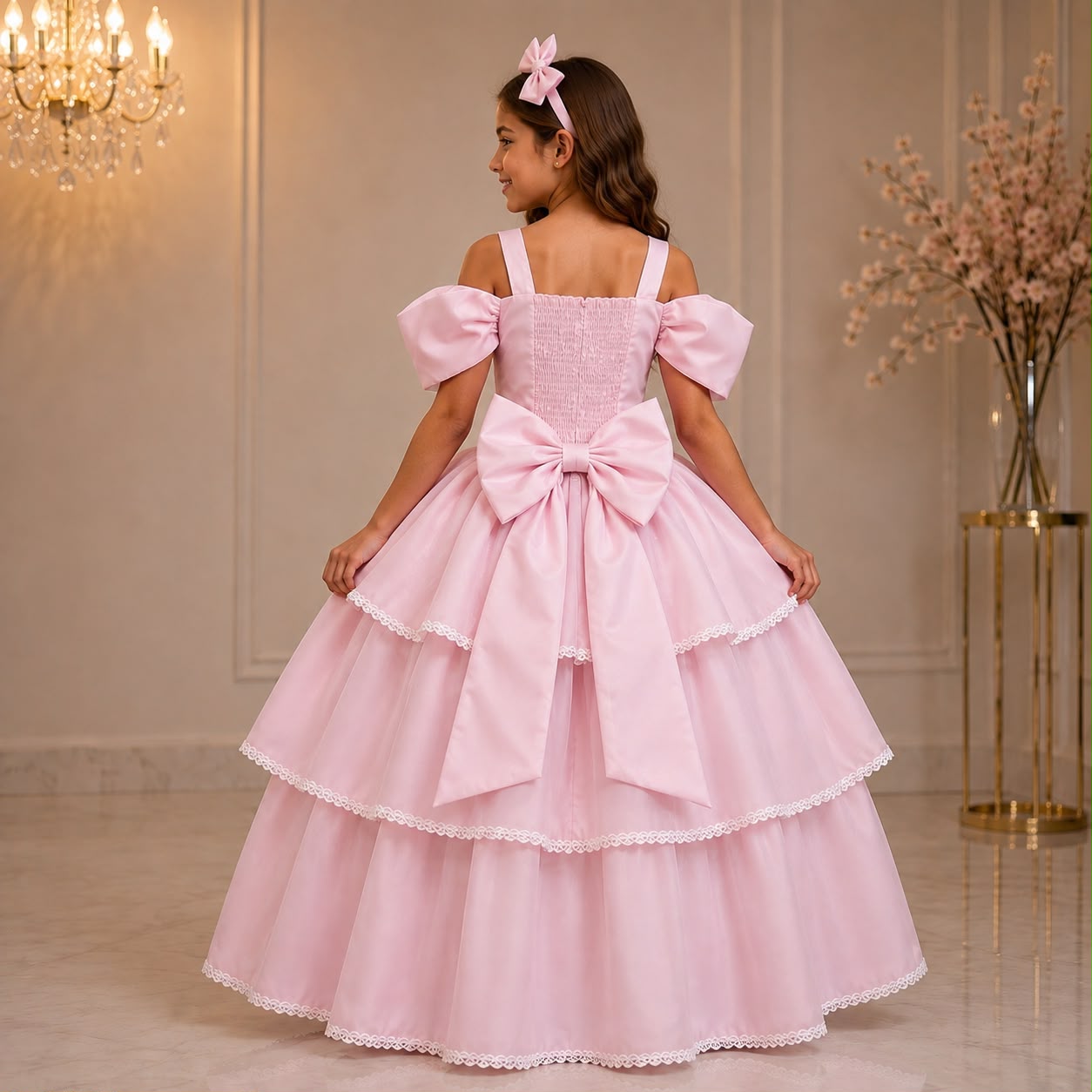 Vestido Banana Club Longo Safira Rosa Bebe (VESTBNNCLBLNGSFRRSBB)