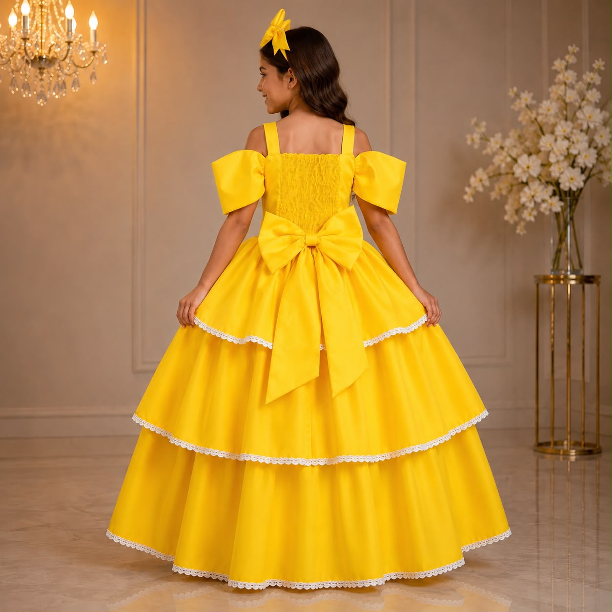 Vestido Banana Club Longo Safira Amarelo (VESTBNCLBLNGSFRAMRL)