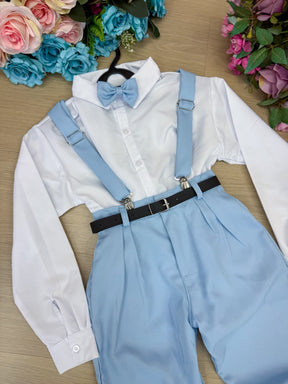 Conjunto Meninos Miss Cherry Leo Azul Claro Md 2 (CONJMMCLAZCMD2)