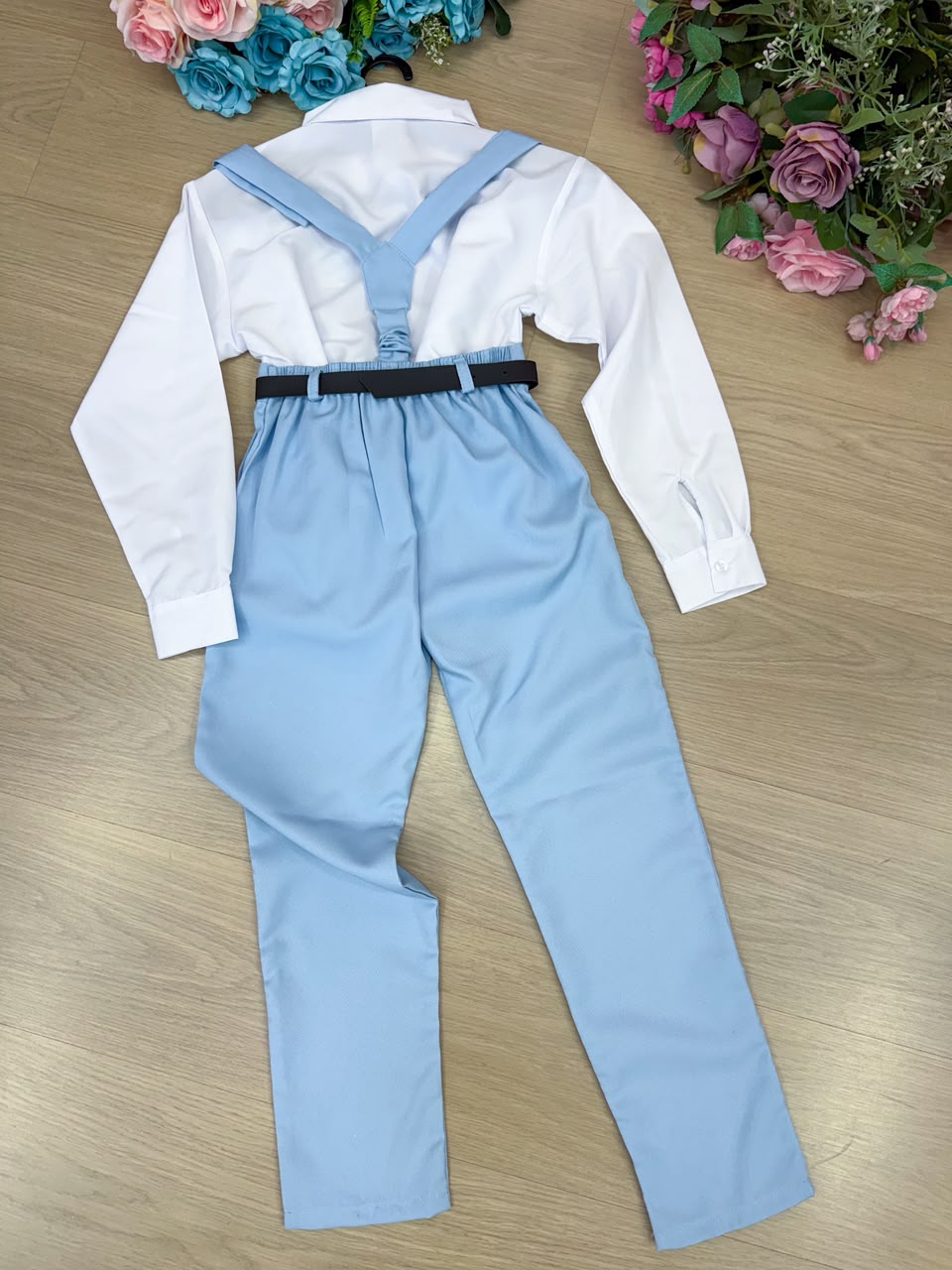 Conjunto Meninos Miss Cherry Leo Azul Claro Md 2 (CONJMMCLAZCMD2)