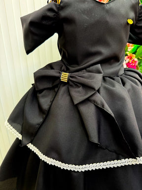 Vestido Banana Club Longo Safira Preto (VESTBNNCSFPR)