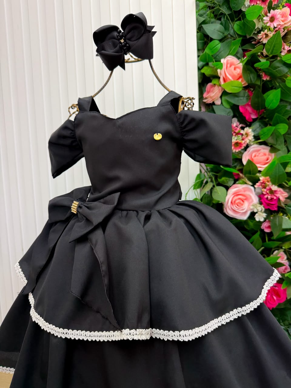 Vestido Banana Club Longo Safira Preto (VESTBNNCSFPR)