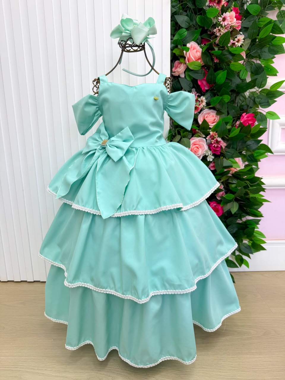 Vestido Banana Club Longo Safira Verde Menta (VESTBNCLLGSVRM)
