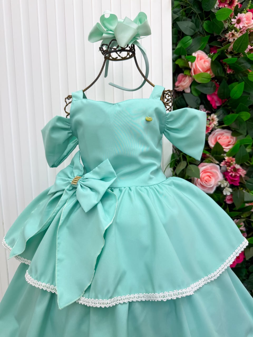 Vestido Banana Club Longo Safira Verde Menta (VESTBNCLLGSVRM)