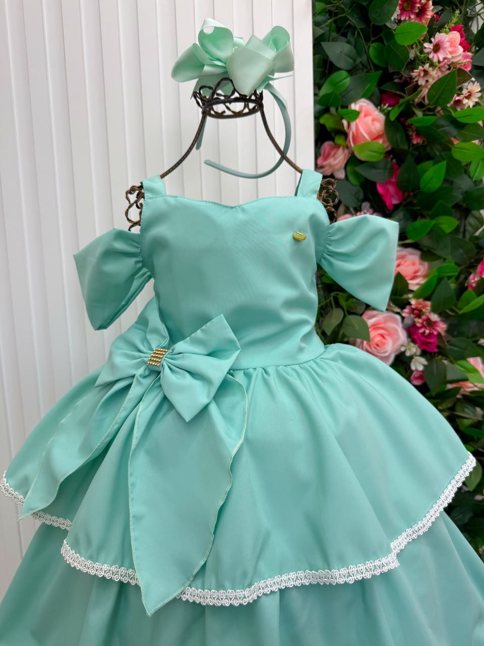 Vestido Banana Club Longo Safira Verde Menta (VESTBNCLLGSVRM)