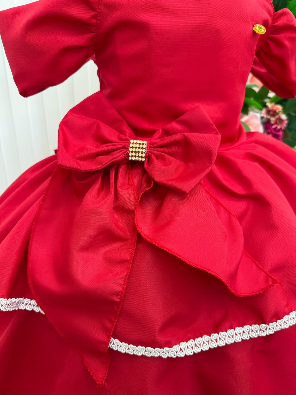 Vestido Banana Club Longo Safira Vermelho (VESTBNNLGSFVR)